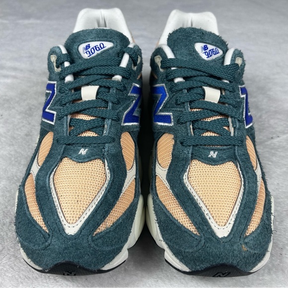 New Balance 9060 Shoes Kids Size 6.5 Green Orange Athletic Sneakers New In Box - Picture 5 of 14